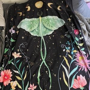 Moon Moth Colorful Tapestry